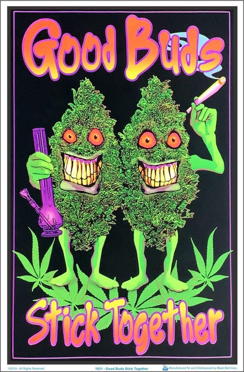 Premium Laminated Blacklight Poster - 23.5
