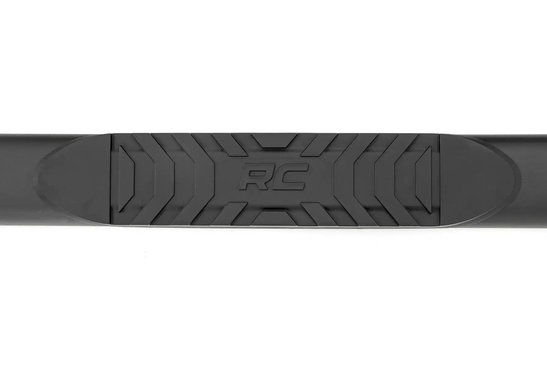 Rough Country Oval Nerf Steps for Toyota Tacoma (2024-2025) Double Cab - OEM Style Side Steps with Built-in Rails | Off-Road Protection & Easy Entry for Pickup Trucks