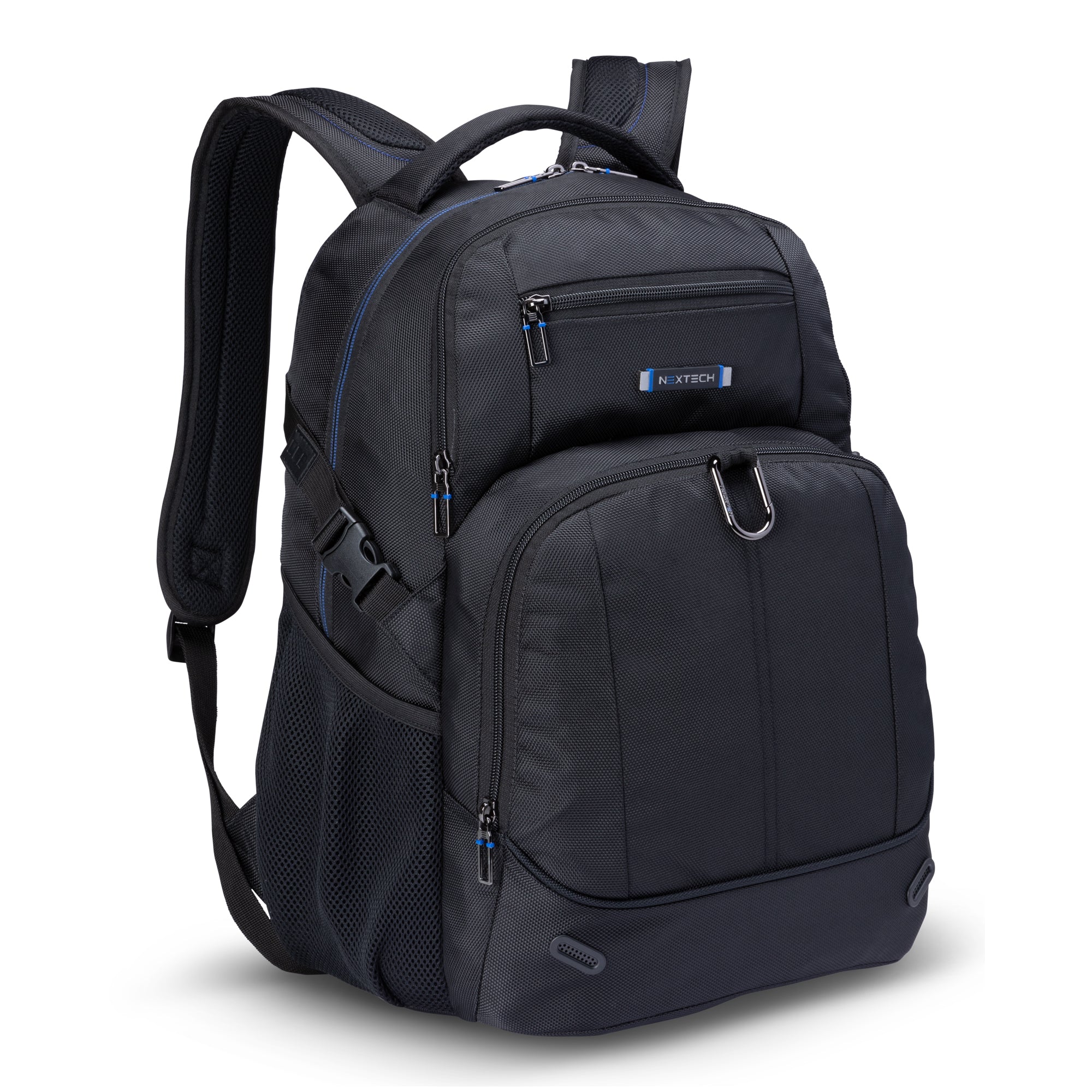 Nextech Professional Business Backpack for Men & Women - Waterproof Laptop Backpack with USB Charging Port - Perfect for Office, Travel, and Commuting