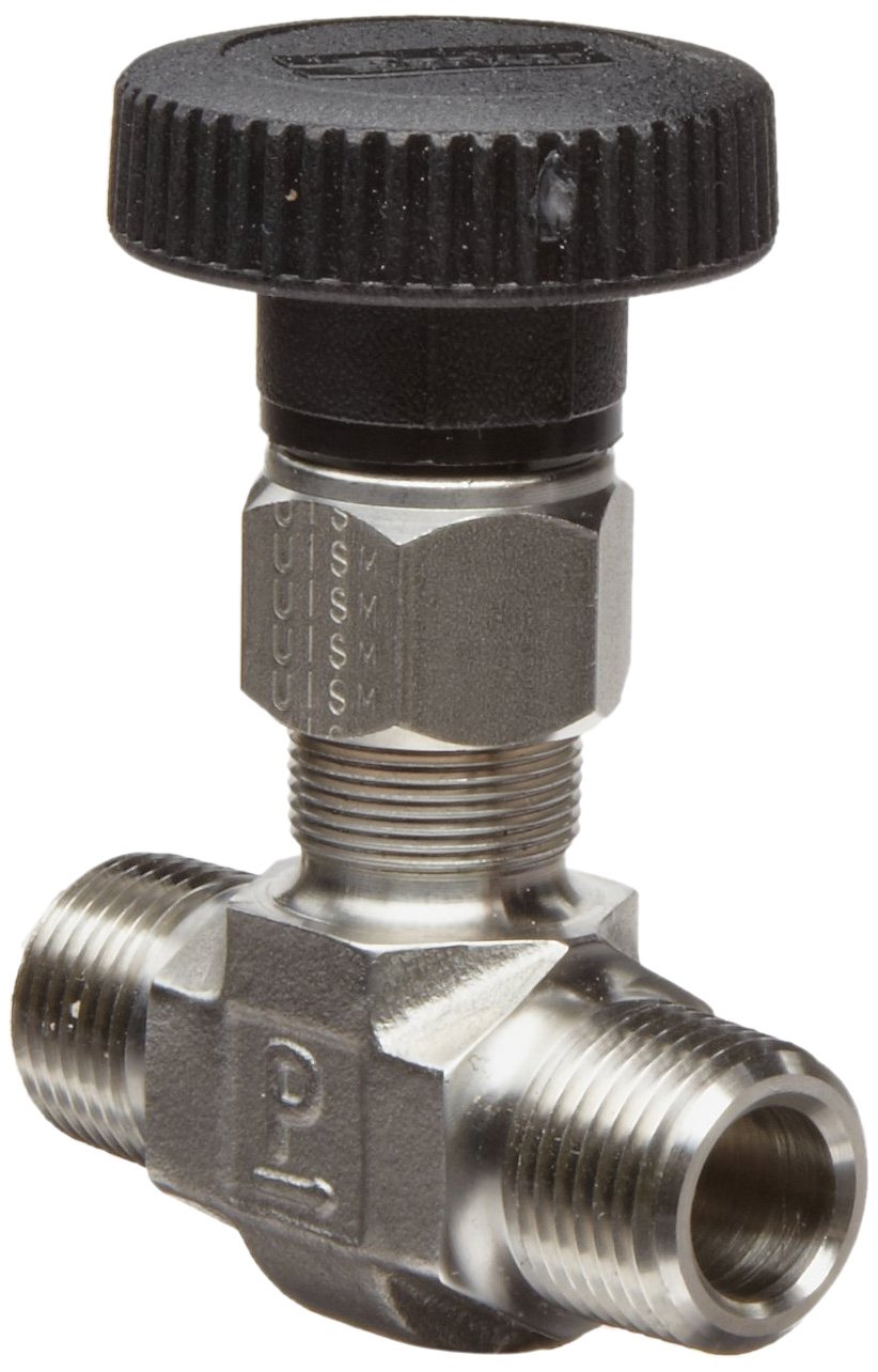 Parker V Series 316 Stainless Steel Needle Valve with Hand Wheel - 1/4