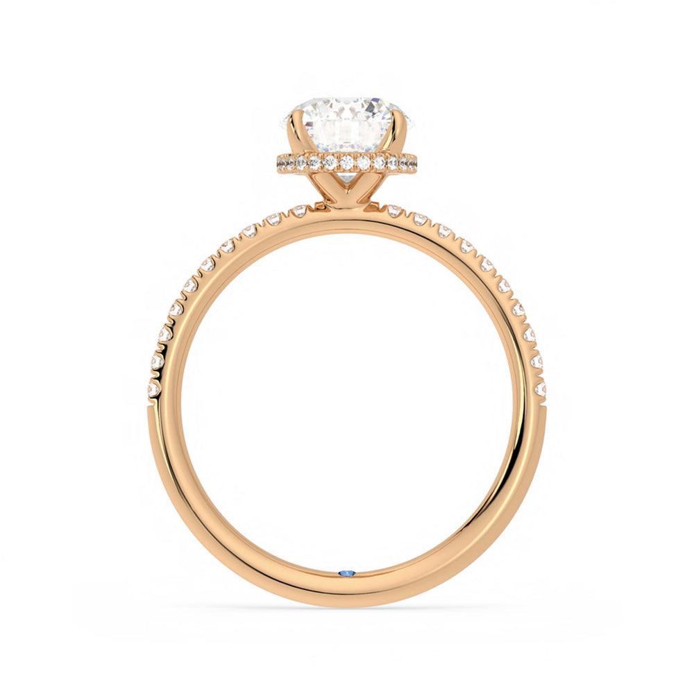 Radiant Cut Moissanite Engagement Ring with Hidden Halo & Anniversary Stone Accent - Elegant Wedding Proposal Ring for Her, Perfect for Anniversaries & Special Occasions