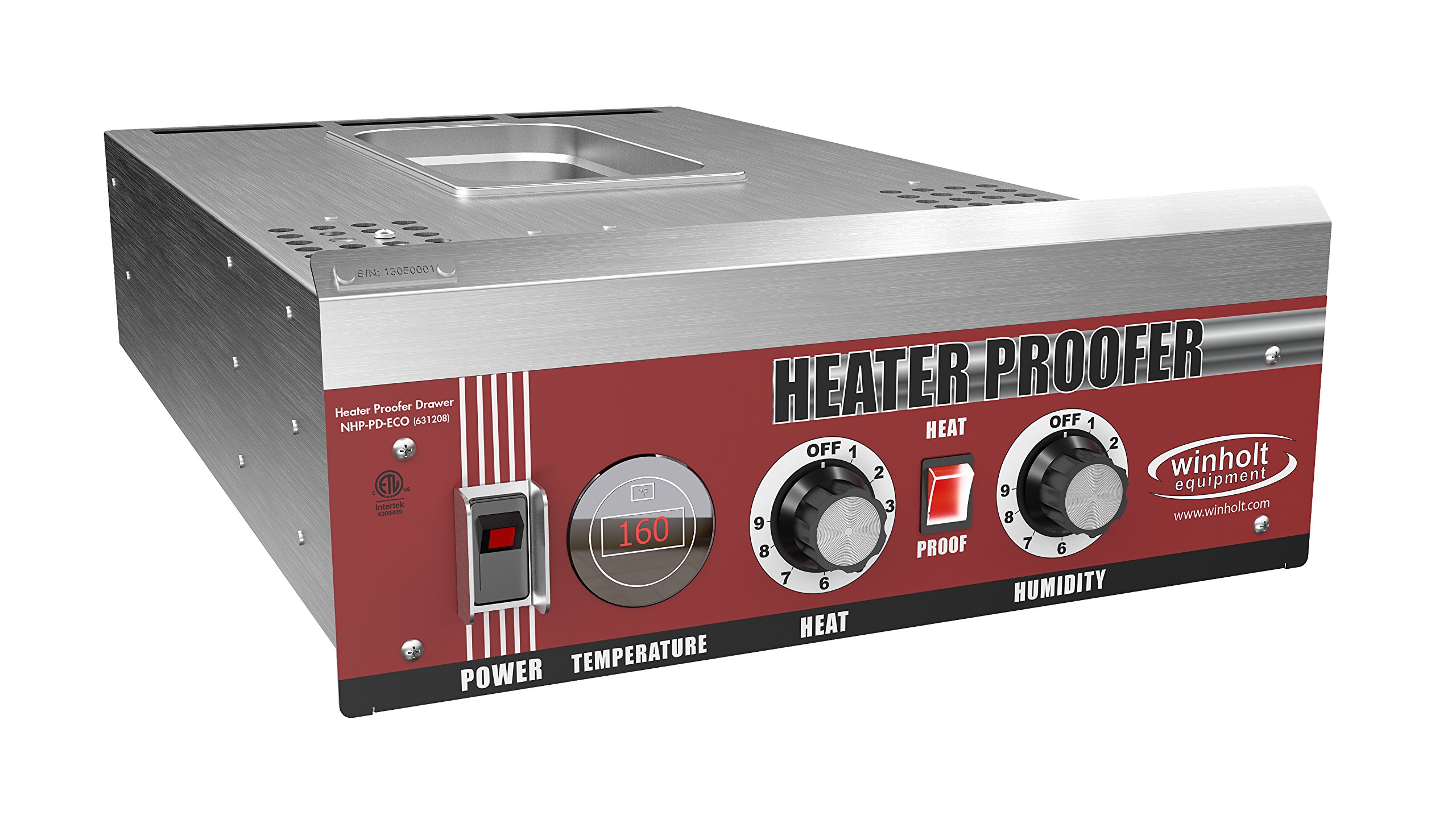 Winholt NHPL-1836-ECOC Commercial Non-Insulated Heater Proofer & Holding Cabinet - Perfect for Bakeries, Restaurants, and Food Service Businesses