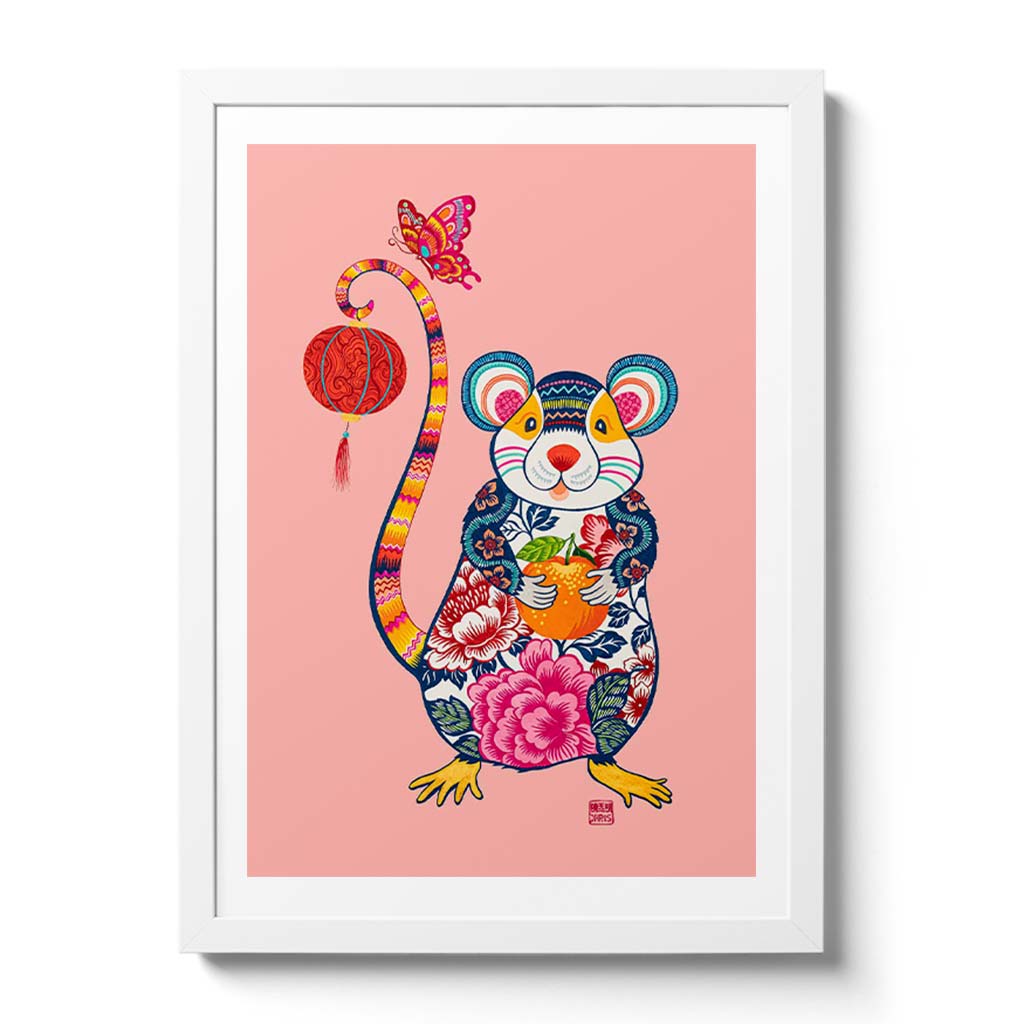 Papercut Rat Art - Handmade Intricate Paper Cutting Rodent Decor for Home & Office | Perfect for Wall Art, Gifts, and Craft Lovers