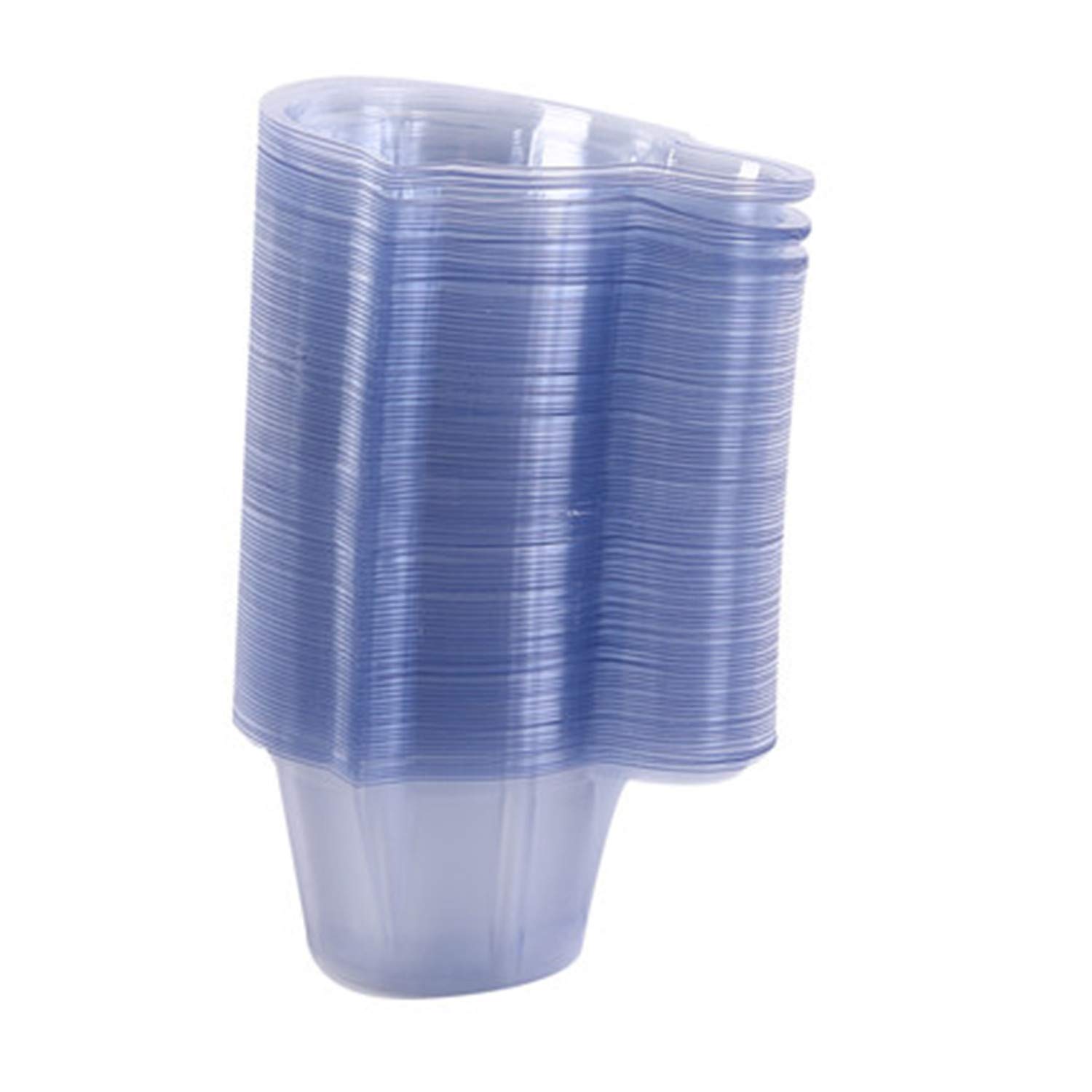 100 Pack Disposable Plastic Urine Specimen Cups - 50ML Large Capacity for Ovulation, Pregnancy, pH Testing - Ideal for Home Health Tests, Medical Clinics & Laboratories