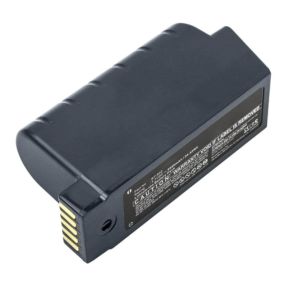 Synergy Digital Barcode Scanner Battery - 6600mAh Li-ion Replacement for Vocollect Talkman A700 & BT-902 Scanner (3.7V High Capacity) - Perfect for Warehouse, Retail Inventory & Logistics Scanning Operations
