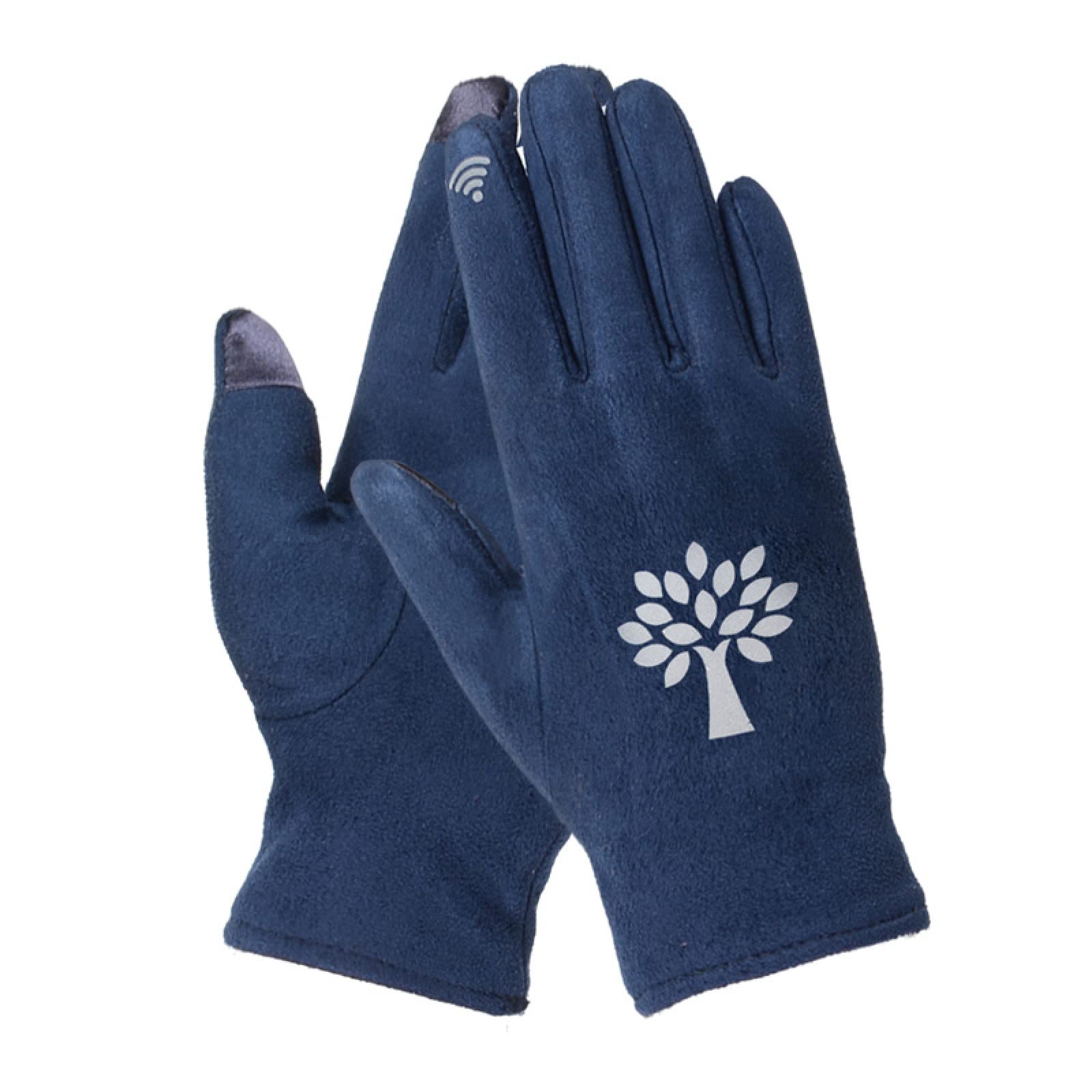 Touch Screen Gloves for Women - Winter Warm Luminous Suede Gloves with Finger Touch Sensitivity - Perfect for Cold Weather, Smartphone Use & Outdoor Activities