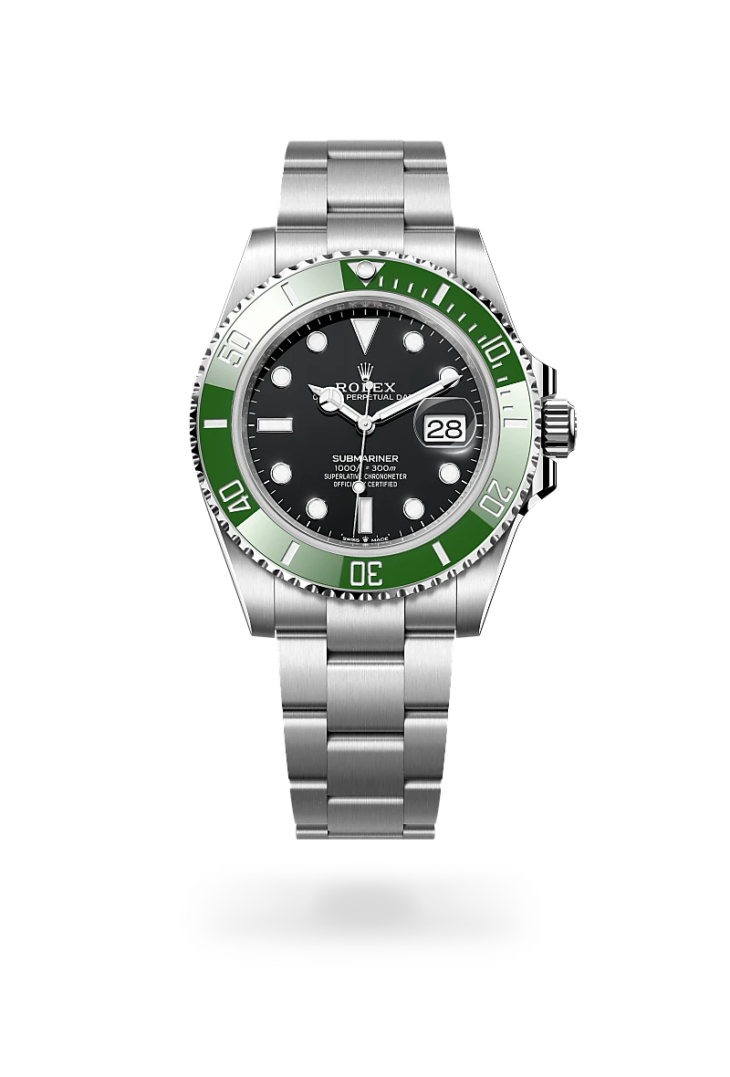 Rolex Submariner Date Men's Watch - Oystersteel with Green Ceramic Bezel - M126610LV-0002 | Luxury Diving Watch for Professionals & Collectors | Perfect for Deep Sea Diving, Business Meetings & Special Occasions