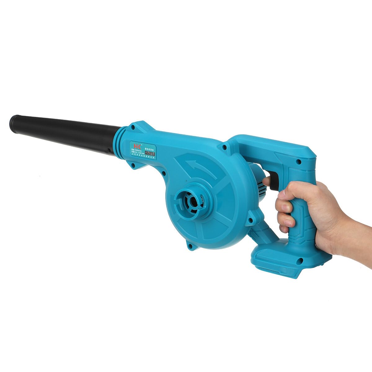 **18V Cordless Electric Air Blower & Vacuum Cleaner - Powerful Suction Blower Tool for Makita Battery - Ideal for Yard, Garage & Workshop Cleaning**
