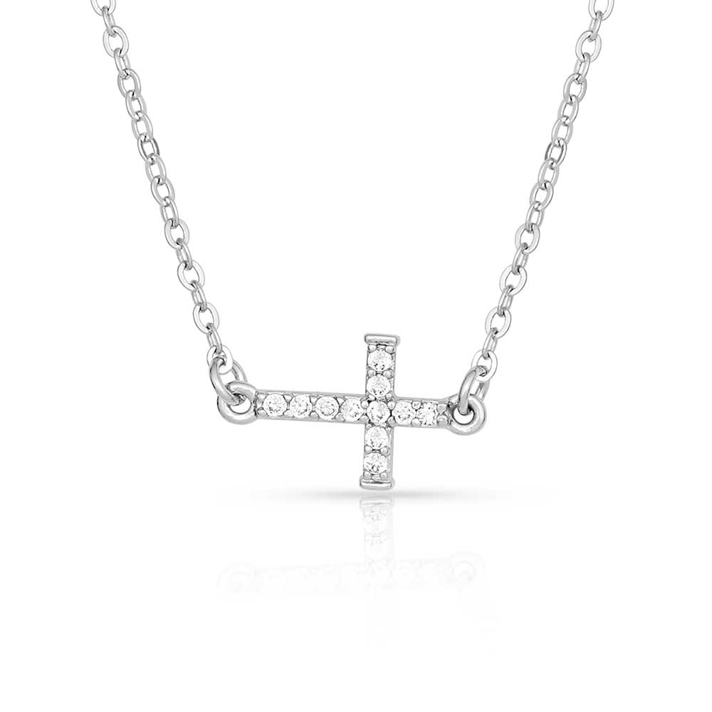 Tiny Crystal Cross Choker Necklace - Dainty Religious Jewelry for Women - Perfect for Church, Weddings & Everyday Faith Inspiration