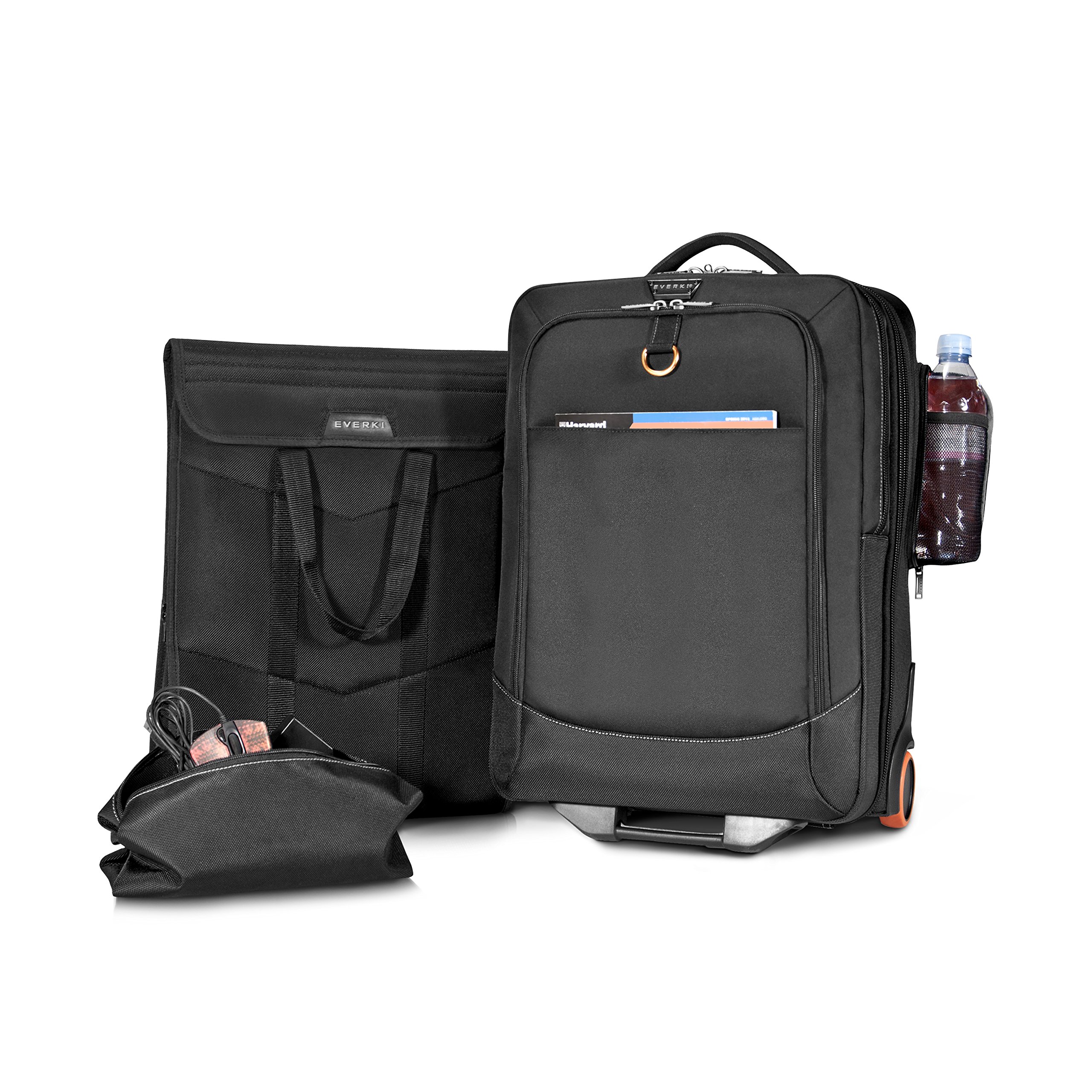 Everki Wheeled Carry-On Rolling Laptop Bag - Lightweight Trolley Bag for Business Travel & Gaming - 17.3-18.4