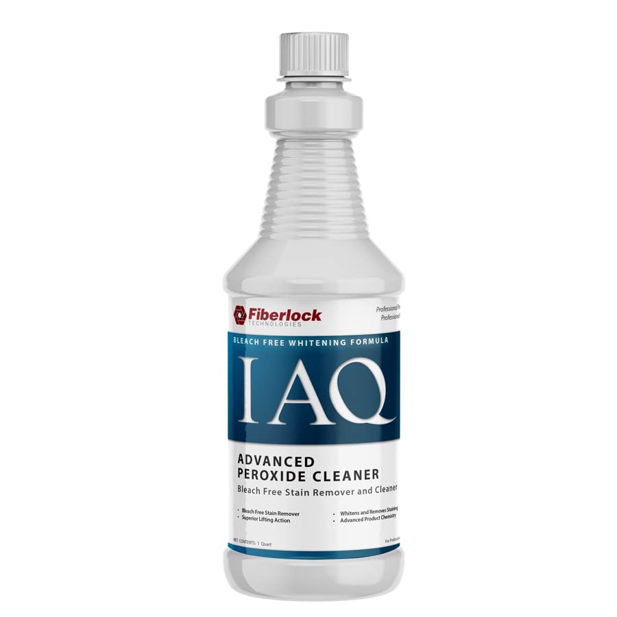 Fiberlock Advanced Peroxide Cleaner 1 Quart - Hydrogen Peroxide-Based Disinfectant for Porous & Non-Porous Surfaces - Ideal for Home, Office, and Healthcare Sanitization