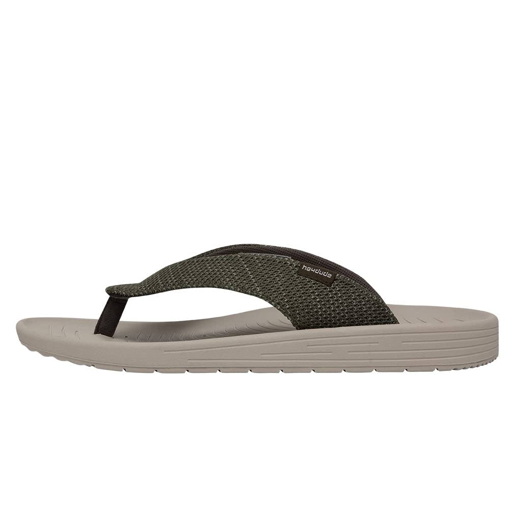 Hey Dude Men's Milo Slip-On Comfortable Sandals - Multi Color Lightweight Casual Shoes for Men | Perfect for Beach, Travel & Everyday Wear