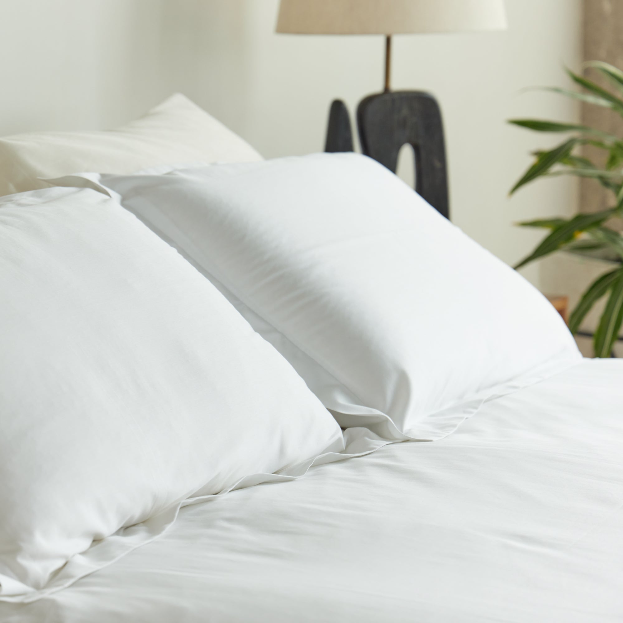 Organic Percale Duvet Cover Set - 100% Cotton Breathable Bedding for All Seasons | Perfect for Luxury Hotels, Guest Rooms & Eco-Friendly Homes