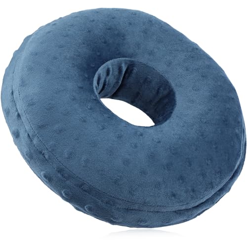 Minky Dot Denim Blue + Washable Cover