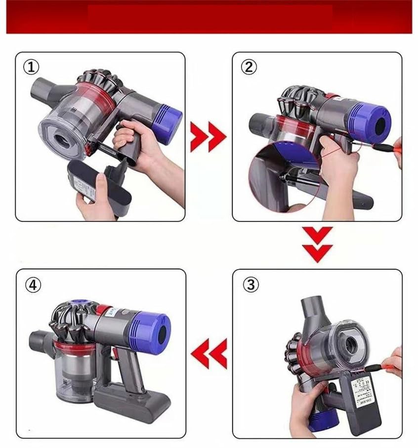 Dyson V11 Vacuum Cleaner Battery Replacement - 4500mAh 25.2V Lithium Battery Compatible with Dyson V11 Series (Battery Only) | Perfect for Home Cleaning, Pet Hair Removal & Car Detailing