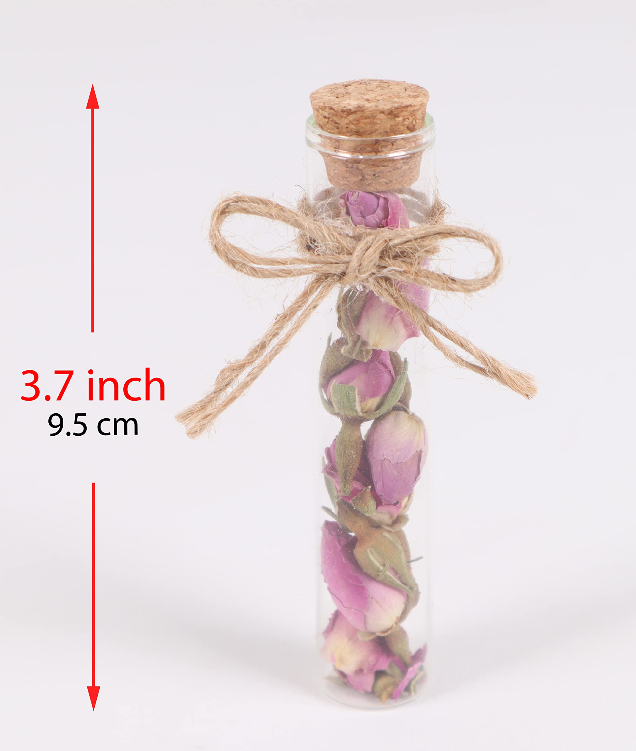 HTF Pack of 10 Elegant Rose Wedding Favors - Bridesmaid Gifts, Bridal Shower Favors, Tea Party Decorations - Perfect for Wedding Guest Gifts & Engagement Party Decor (Rose Gold Tube)