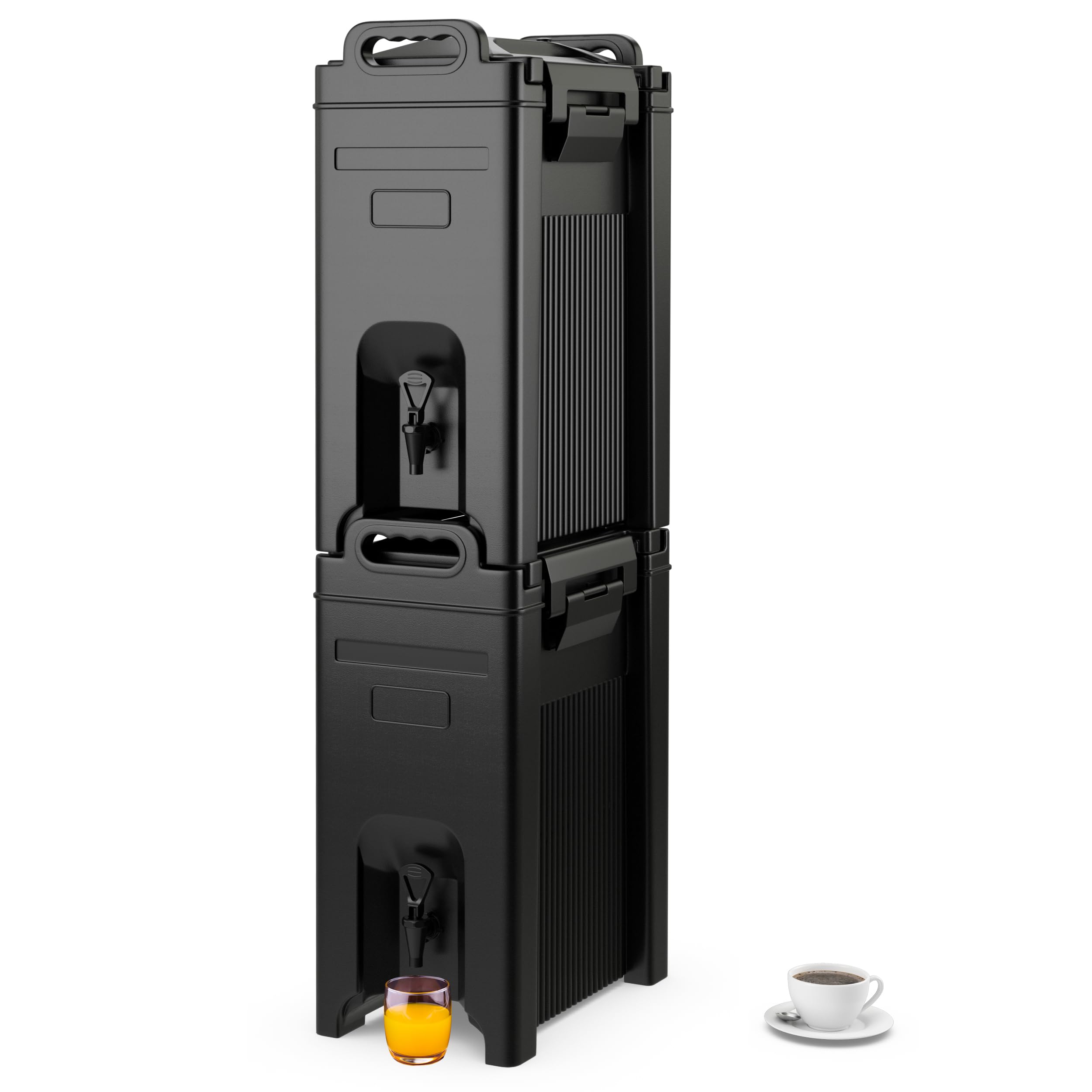 COSTWAY 5 Gallon Insulated Beverage Dispenser | Hot & Cold Drink Server with Handles | Food-Grade LLDPE Material | Keeps Coffee, Tea, Hot Chocolate Warm | Perfect for Parties, Catering & Outdoor Events