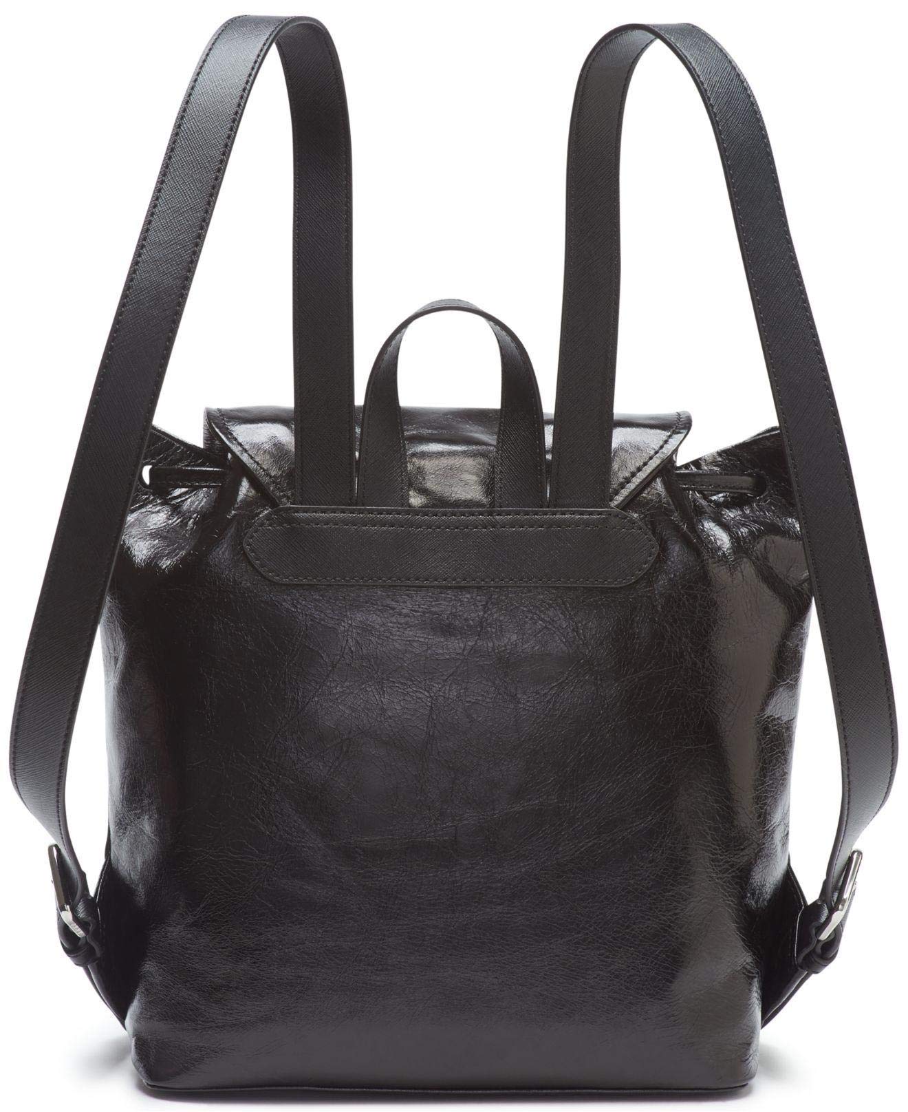 DKNY Naomi Backpack for Women - Stylish Black Leather Backpack Purse, Perfect for Work, Travel & Everyday Use