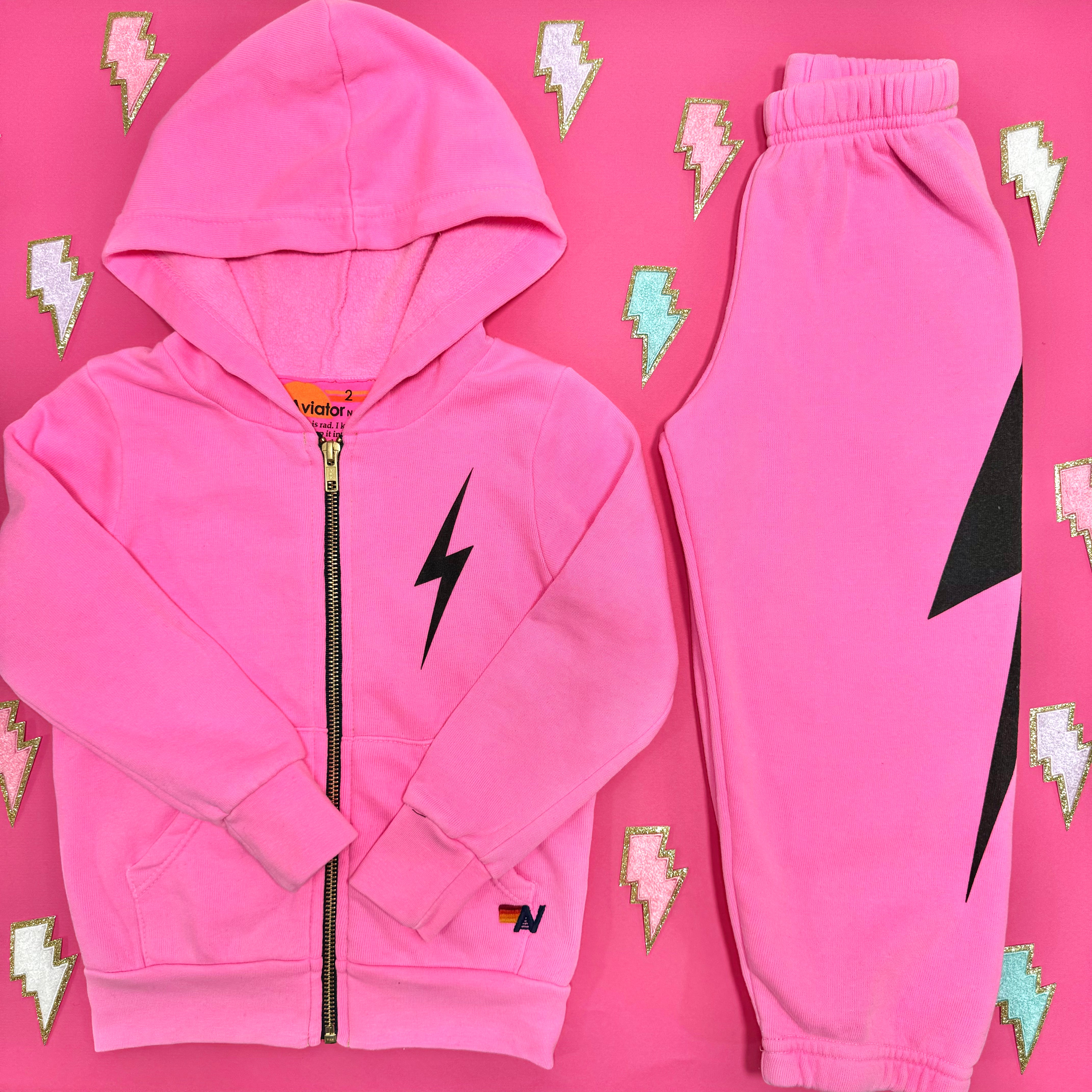 BOLT NEON ZIP UP HOODIE for Men & Women - Lightweight Pullover Jacket with Front Pockets - Perfect for Gym, Running, and Outdoor Activities