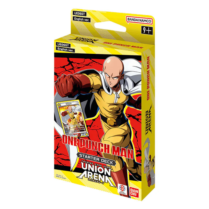 Union Arena One Punch Man Trading Card Game Starter Deck | Anime Collectible Card Game for Beginners | Perfect for Battles, Tournaments & Gifts