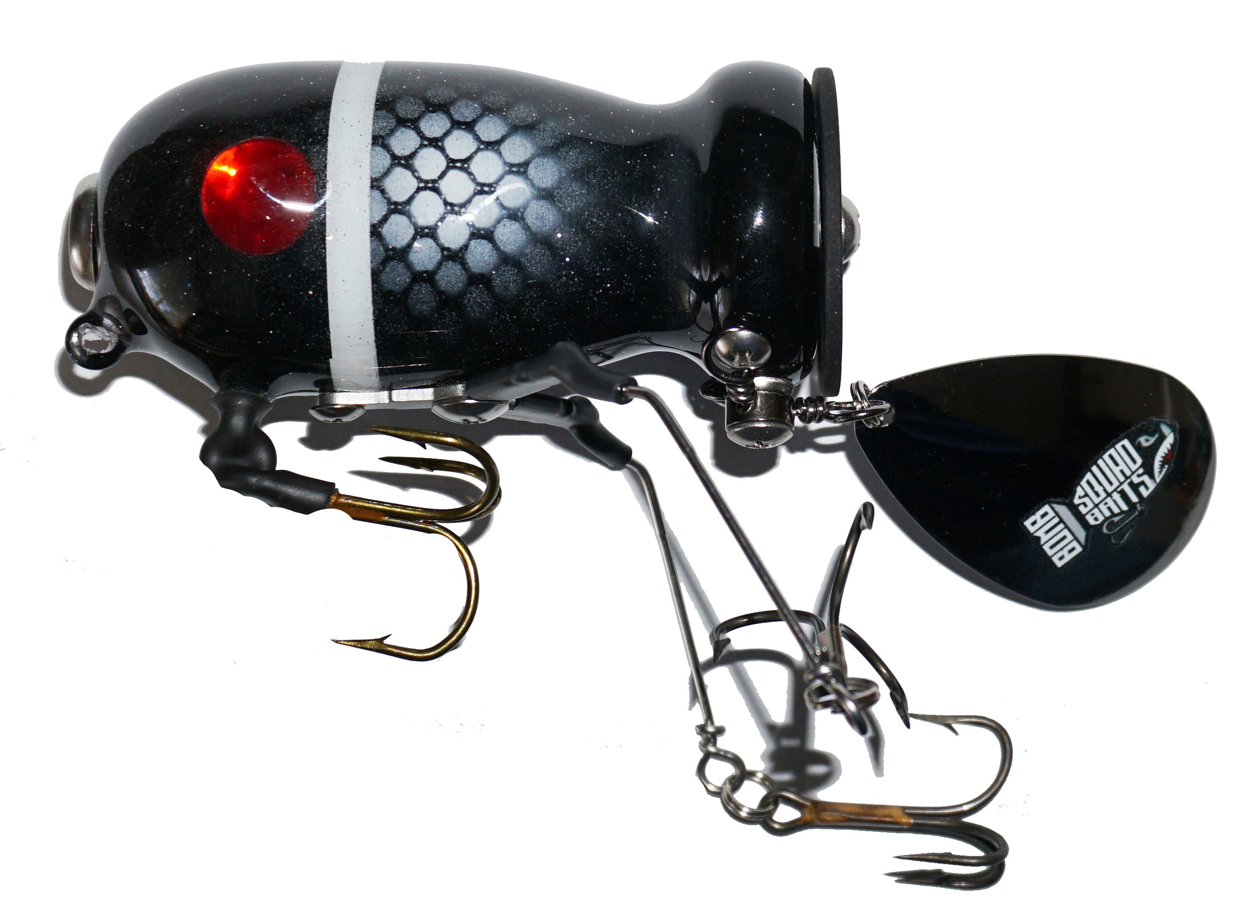 Bomb Squad Baits C4 Flaptail Swimbait - Premium Bass Fishing Lure for Freshwater & Saltwater - Ideal for Topwater Strikes and Weedless Fishing
