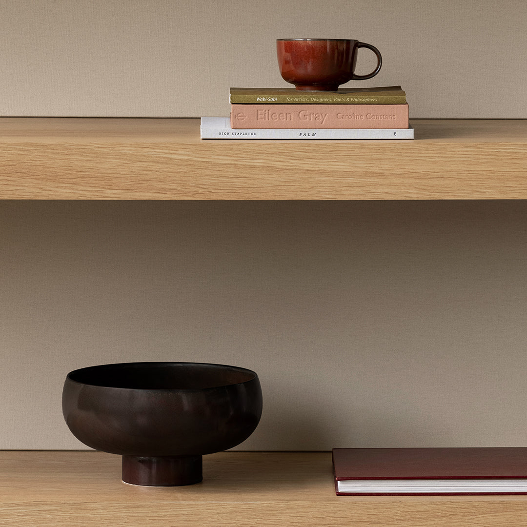 Nina Bruun Epoch Shelf - Modern Wooden Wall Shelf for Home & Office Decor - Perfect for Living Room, Bedroom, or Kitchen Storage