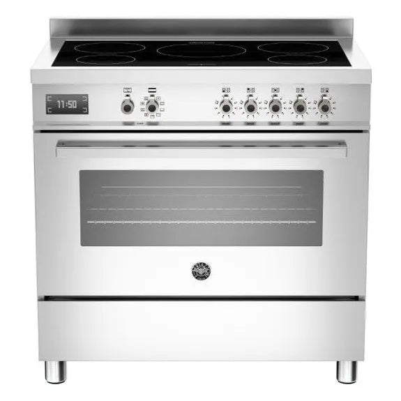 Bertazzoni PRO905IMFESXT 90cm Professional Induction Cooktop Upright Stove - Ex-Display Model | Perfect for Modern Kitchens & Gourmet Cooking