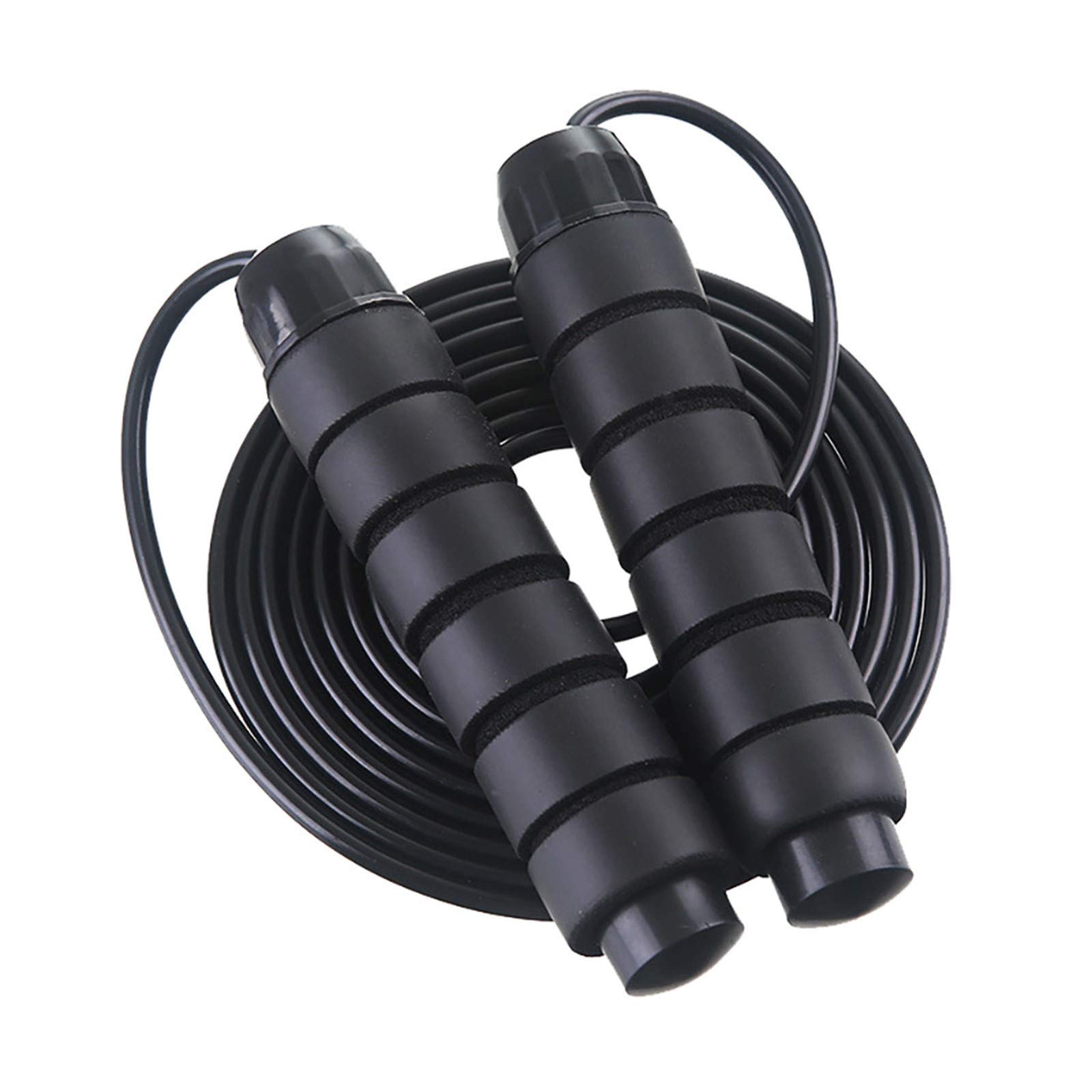 MAYBEcuy Tangle-Free High-Speed Jumping Rope with Ball Bearings - Adjustable Steel Skipping Rope for Women, Men, Kids - Foam Handles for Gym, Home Workouts, Weight Loss & Fitness Training - Perfect for Cardio, Boxing, CrossFit & Fat Burning Exercises