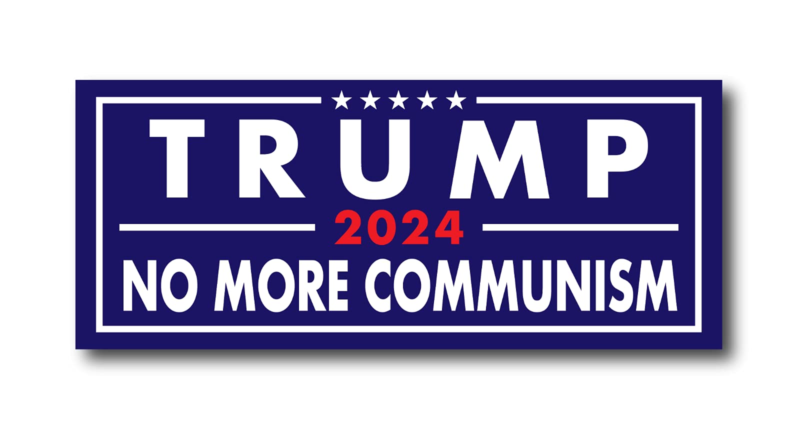 Trump President Sticker 6x2.5