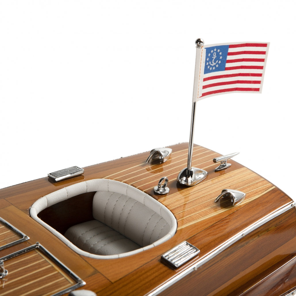 Handcrafted Wooden Model Boat - Classic Sailboat Replica for Home Decor & Collectors | Perfect for Office Desk, Mantel Display & Nautical Gifts