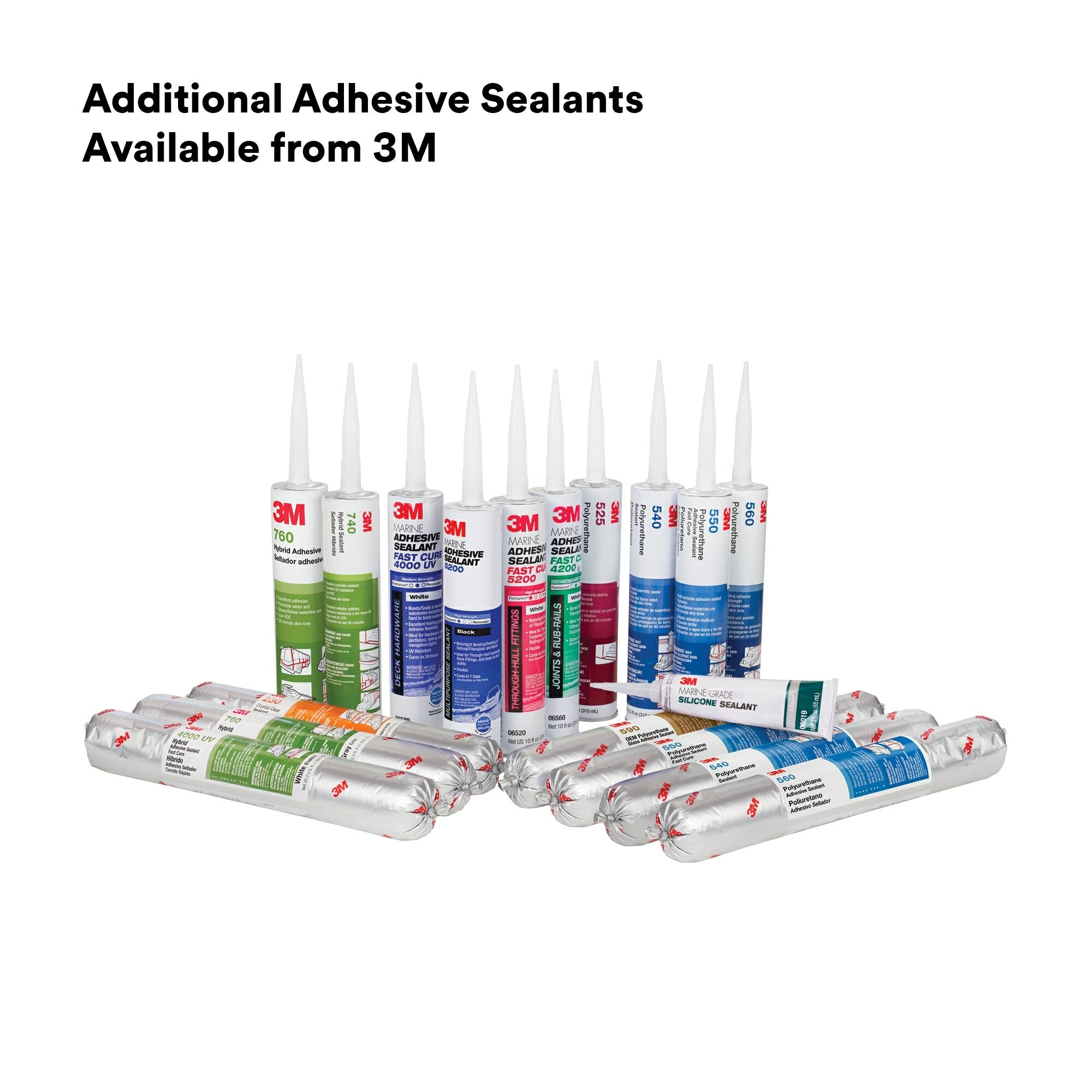 3M Adhesive Sealant 760 UV Gray - 290 mL Cartridge for Automotive, Marine & Industrial Waterproofing & Bonding