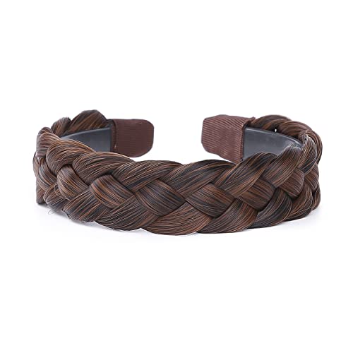 Vowyore Women's Synthetic Braided Headband with Teeth - Fashion Hair Hoop & Hair Accessories for Everyday Wear, Parties, and Cosplay