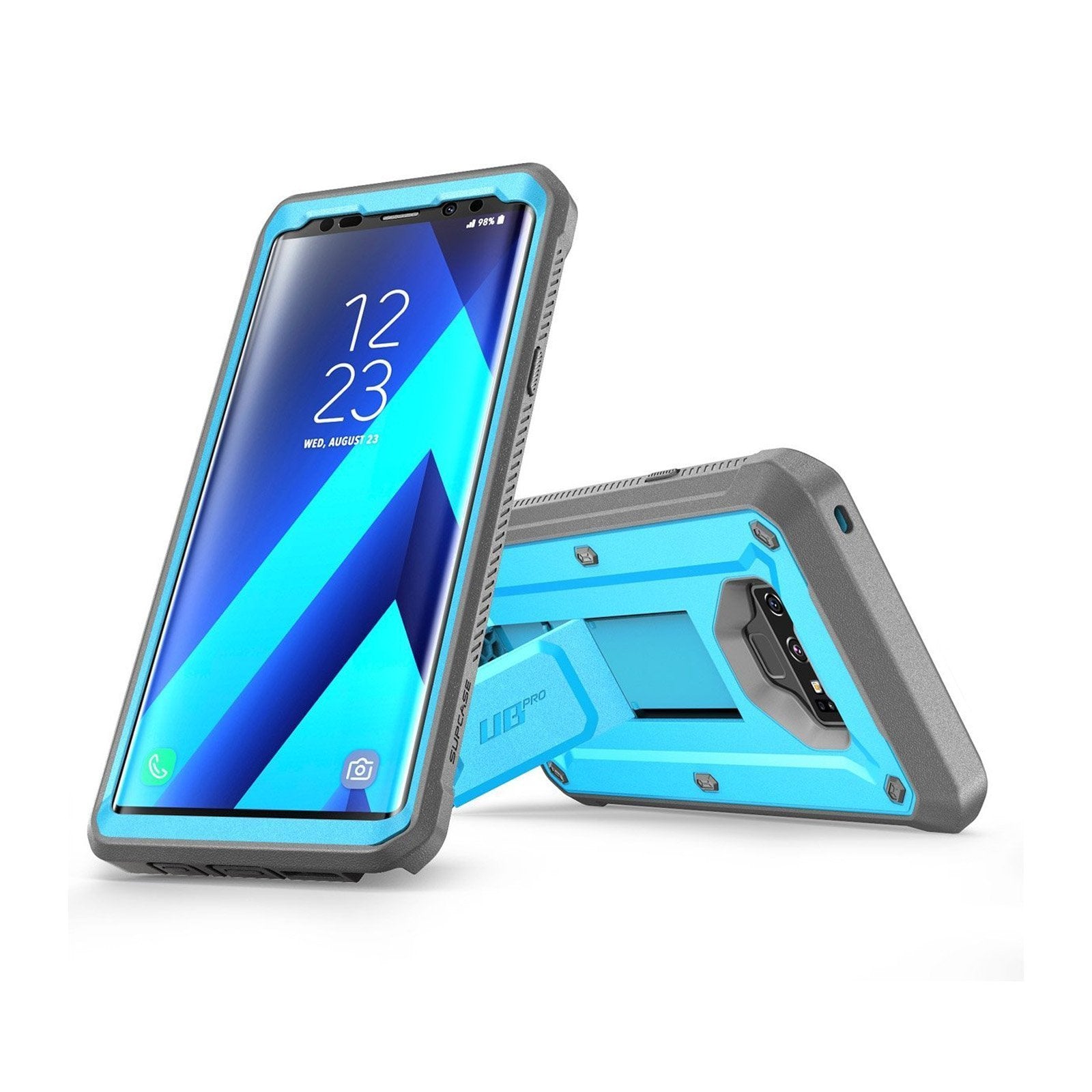 Samsung Galaxy Note9 Unicorn Beetle Pro Rugged Holster Case - Heavy Duty Protection with Kickstand (Blue) | Shockproof Cover for Outdoor, Work & Daily Use