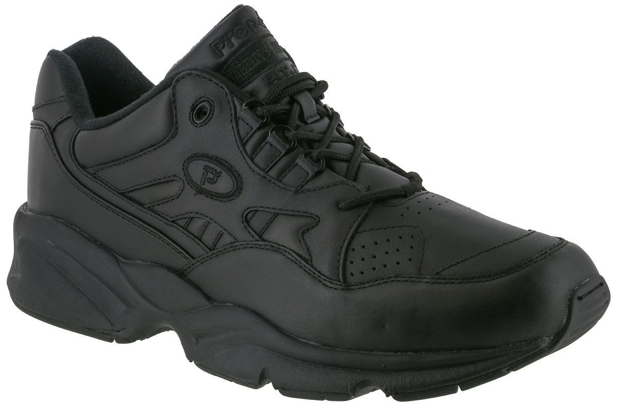 Propet Stability Walker Shoes for Men & Women - Black Orthopedic Walking Shoes for Comfort & Support - Ideal for Plantar Fasciitis, Arthritis & Post-Surgery Recovery