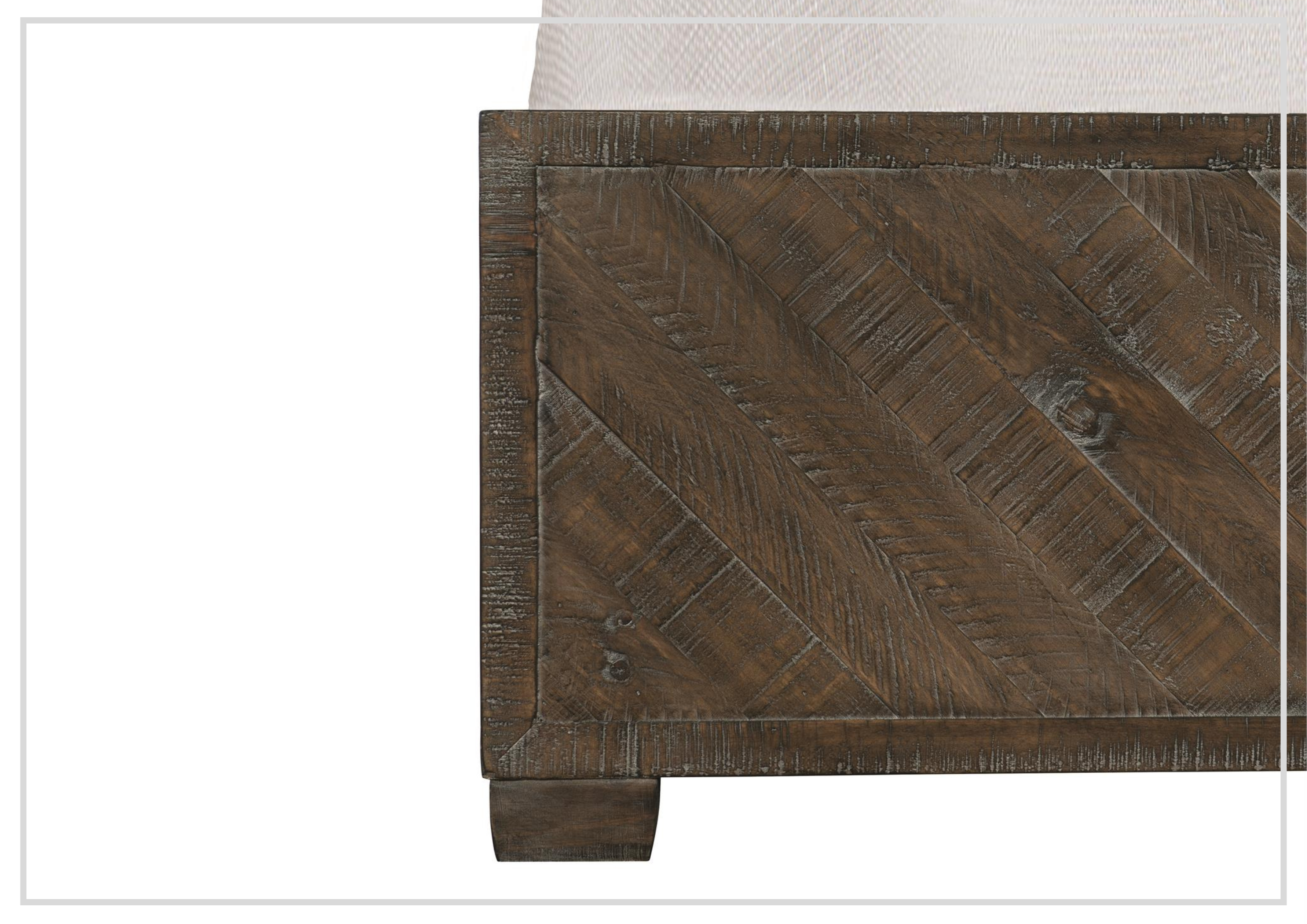 Bernhardt Logan Square Fuller Panel Bed in Sable Brown - King/Queen Size Solid Wood Bed Frame for Master Bedroom | Luxury Bedroom Furniture for Home Decor