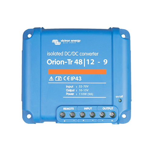 Victron Energy Orion Tr 48/12 9A (110W) Isolated DC-DC Converter - Step Down Voltage Regulator for RVs, Boats & Solar Systems | ORI481210110 | Power Supply for Off-Grid & Mobile Applications