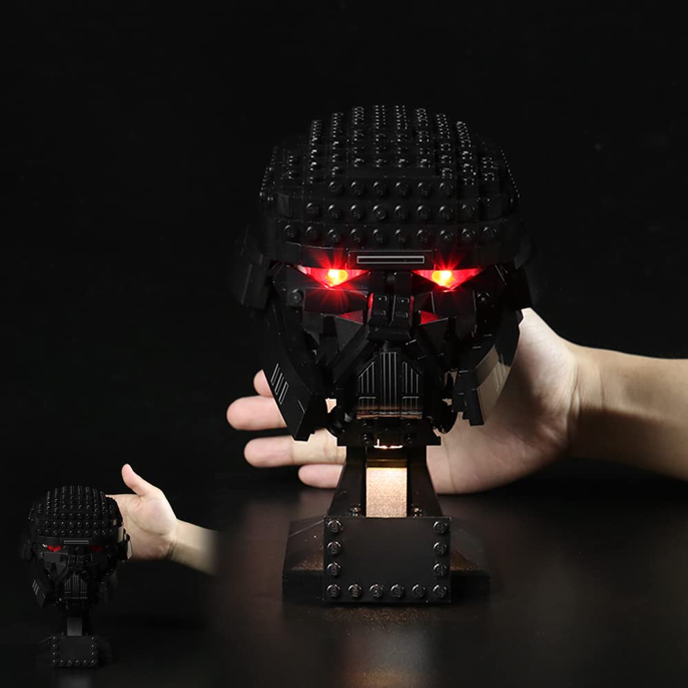 BrickBling LED Light Kit for Lego Dark Trooper 75343 Building Set - DIY Lighting Kit with Remote Control | Compatible with Lego Star Wars Dark Trooper Attack Set | Perfect Gift for Lego Lovers & Collectors | Enhance Your Lego Display for Nighttime Showcase & Room Decoration