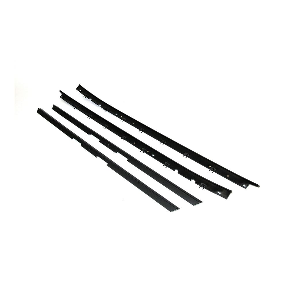 KG2077 Inner and Outer Belt Weatherstrip Kit for Car Doors - Driver & Passenger Side Replacement - Improves Noise Reduction & Weather Protection - Perfect for Toyota, Honda, Ford, Chevy Vehicles
