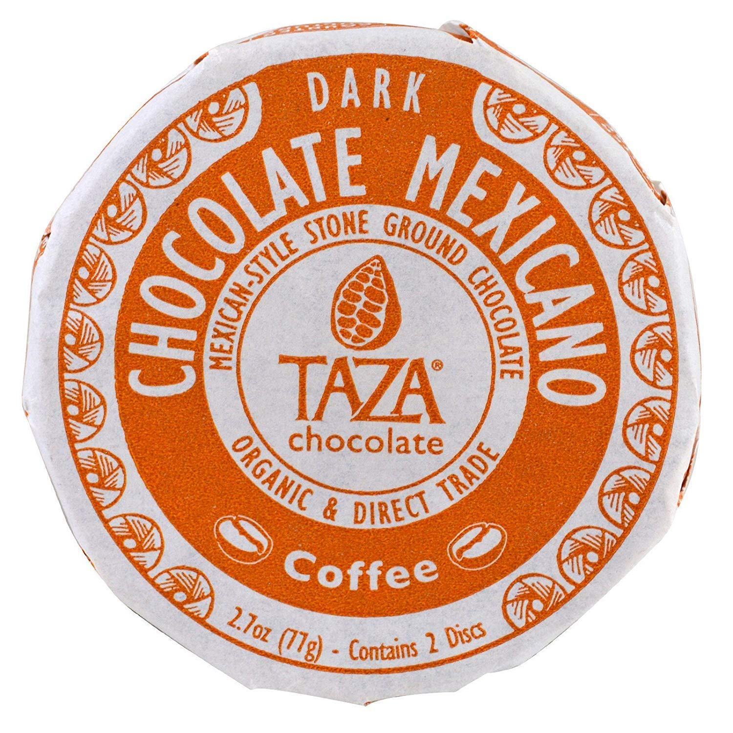 Mexican Chocolate Bars - Taza 2.7oz (3-Pack) for Baking & Coffee