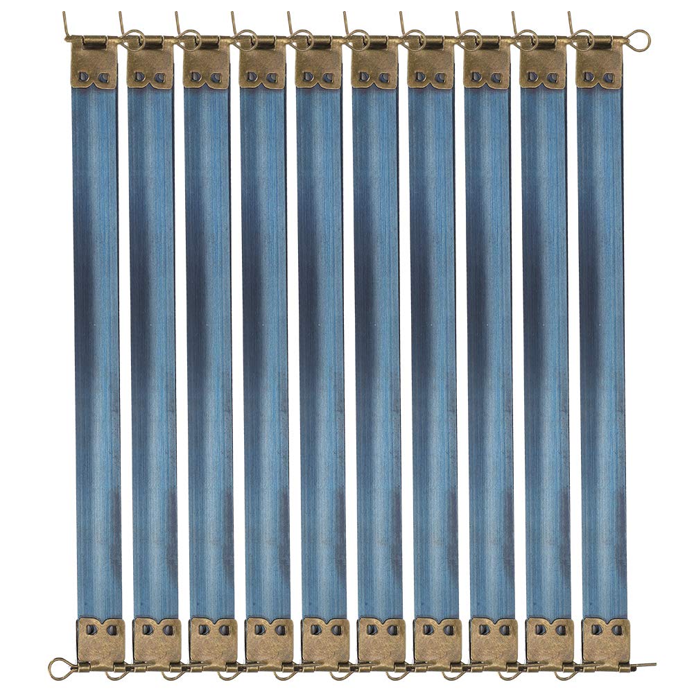 10Pcs Durable Metal Purse Flex Frame for DIY Wallet, Coin Bag & Pouch Making - Perfect for Handcrafted Purses, Gift Wrapping and Sewing Projects