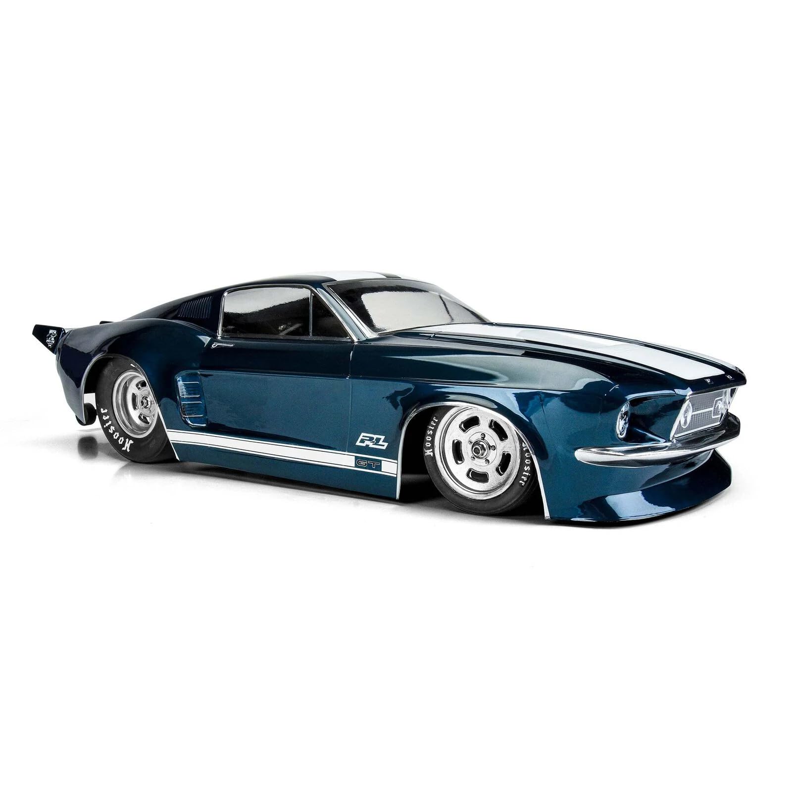 Pro-Line Racing 1967 Ford Mustang Clear Body for SC Drag PRO357300 - 1/10 Scale RC Car Body with Decals - Perfect for Drag Racing & Custom RC Builds