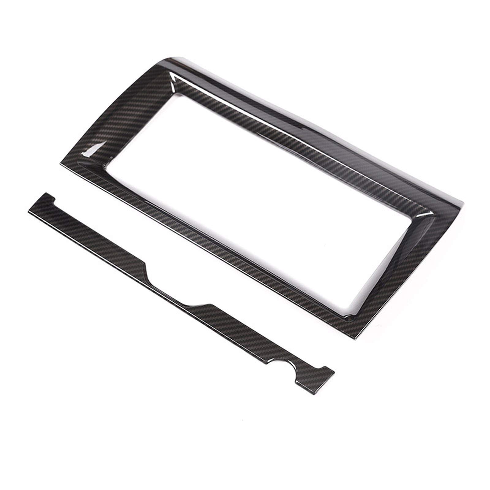 Jaguar E-PACE 2018-2019 Carbon Fiber ABS Interior Navigation Frame Trim Accessories - Upgrade Your Car Interior for a Sporty & Luxurious Look (Perfect for Daily Commute & Road Trips)