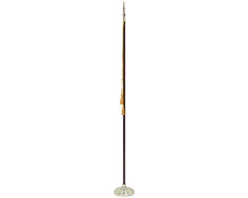 3x5' North Dakota Indoor Flag Set - Includes Flag, Base, Pole, Spear Finial & Decorative Tassel | Perfect for Home, Office & Classroom Decor | American State Pride Display