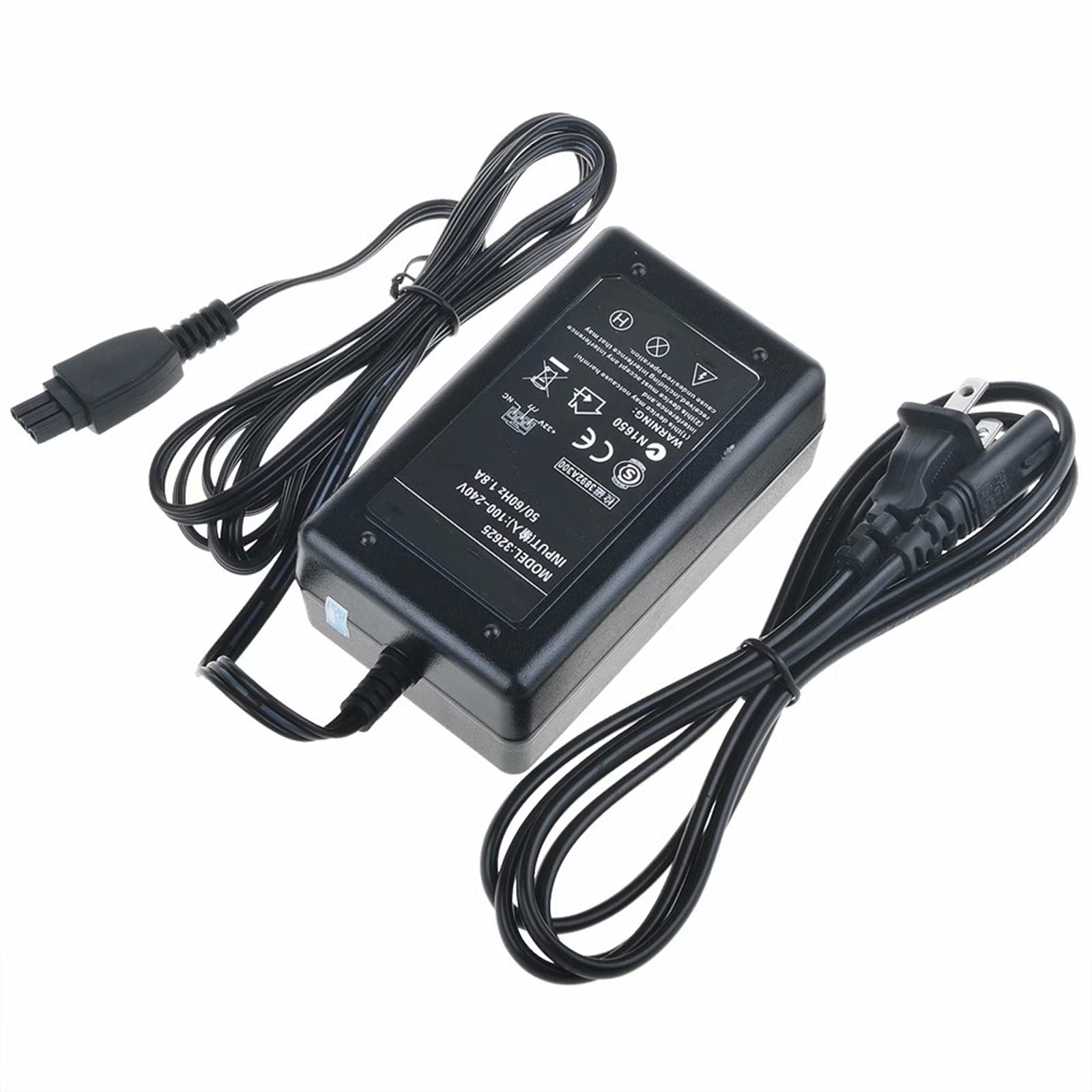 Original AC Adapter Charger for HP Photosmart 7515 7525 Printer - Replacement Power Supply Cord - Perfect for Home & Office Printing Needs