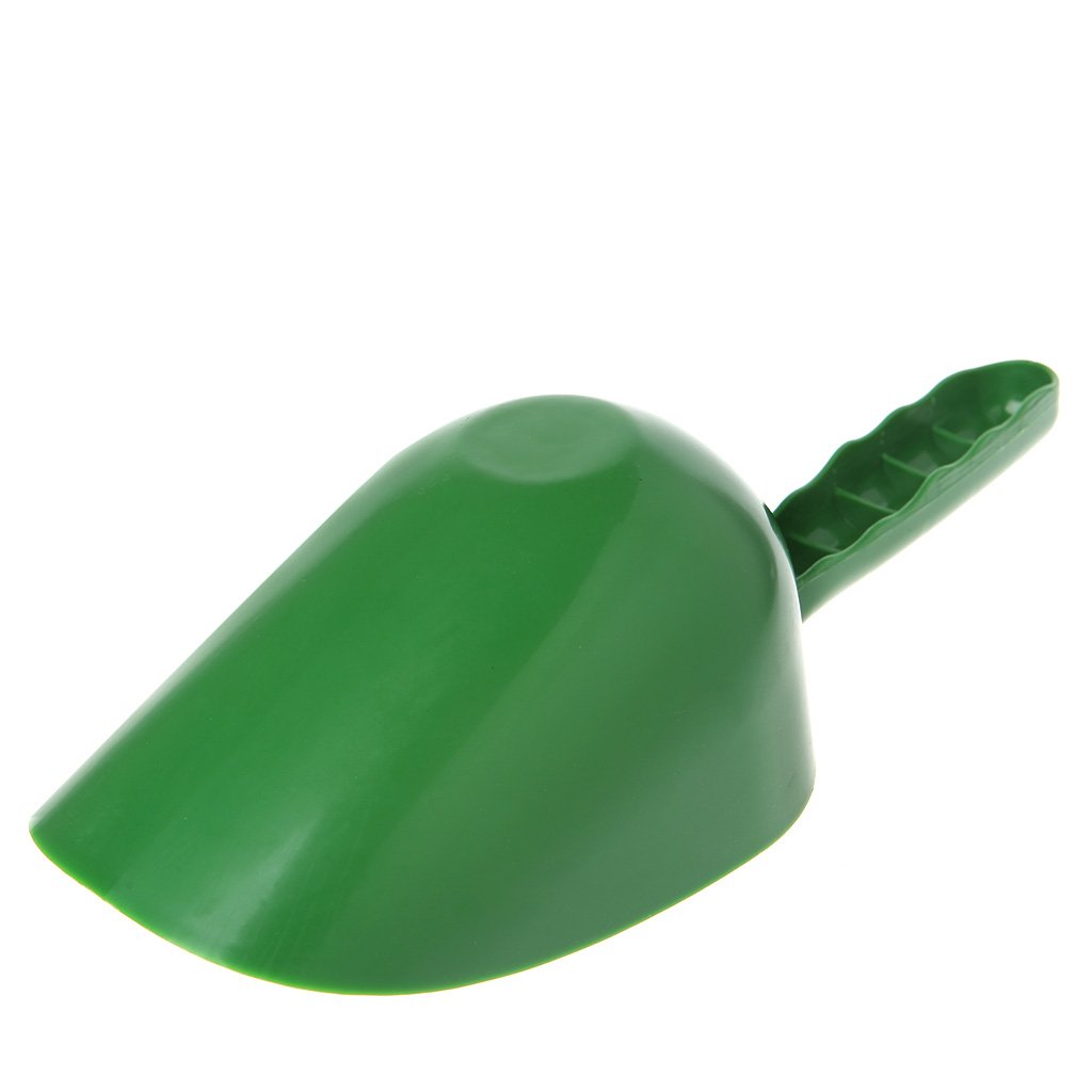 **Multifunctional Green Plastic Garden Spoon - Durable Digging Tool for Planting, Transplanting & Soil Scooping - Ideal for Gardening, Potting & Outdoor Landscaping**