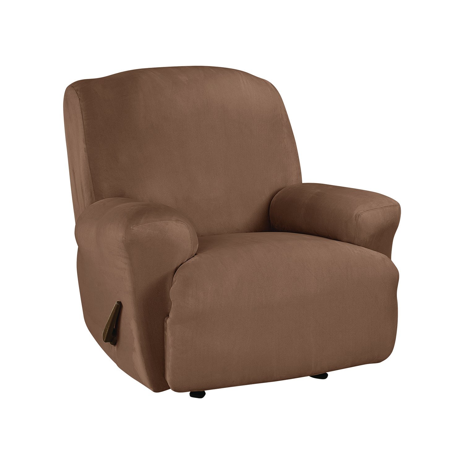 SureFit Ultimate Stretch Suede Recliner Slipcover - Soft Furniture Protector for Sofa & Chair (SF45269) - Perfect for Living Room, Home Theater & Office Use
