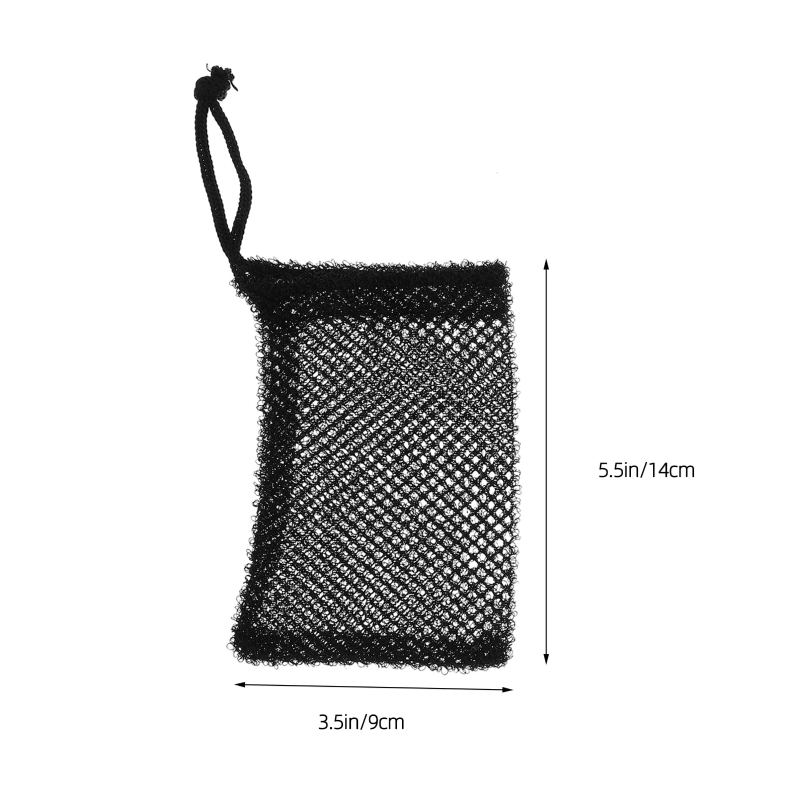2-Pack Mesh Soap Bags for Travel - Portable Soap Storage Pouch with Exfoliating Net, Ideal for Camping, Gym & Daily Use