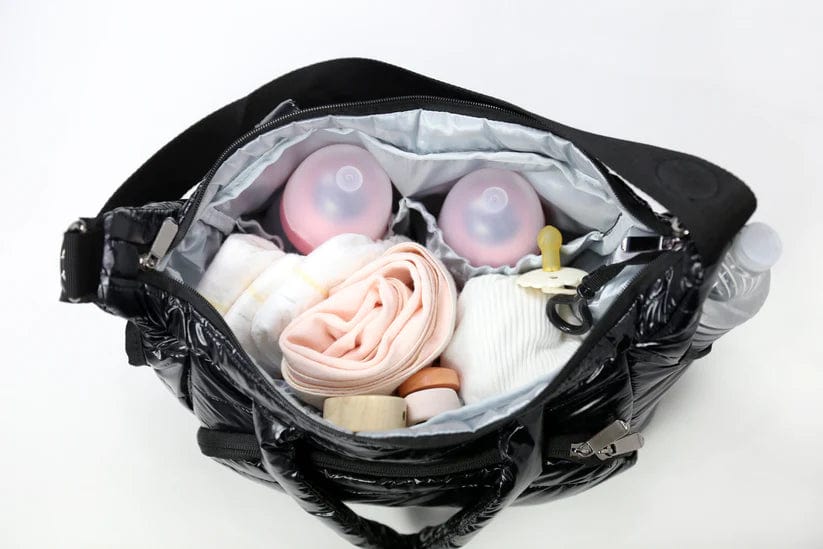 One Q Diaper Bag - Large Waterproof Baby Bag with Insulated Bottle Pockets & Changing Pad - Perfect for Travel, Daycare & On-the-Go Parents