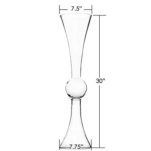Reversible Glass Trumpet H-30 D-7.5