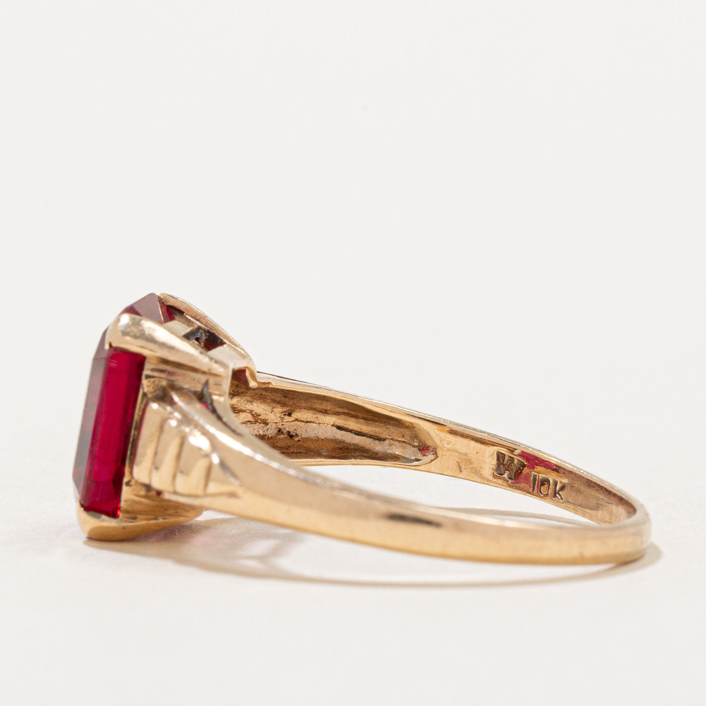 4.70ct Synthetic Ruby Cocktail Ring for Women - Size 7 | Elegant Statement Jewelry for Parties, Weddings & Special Occasions